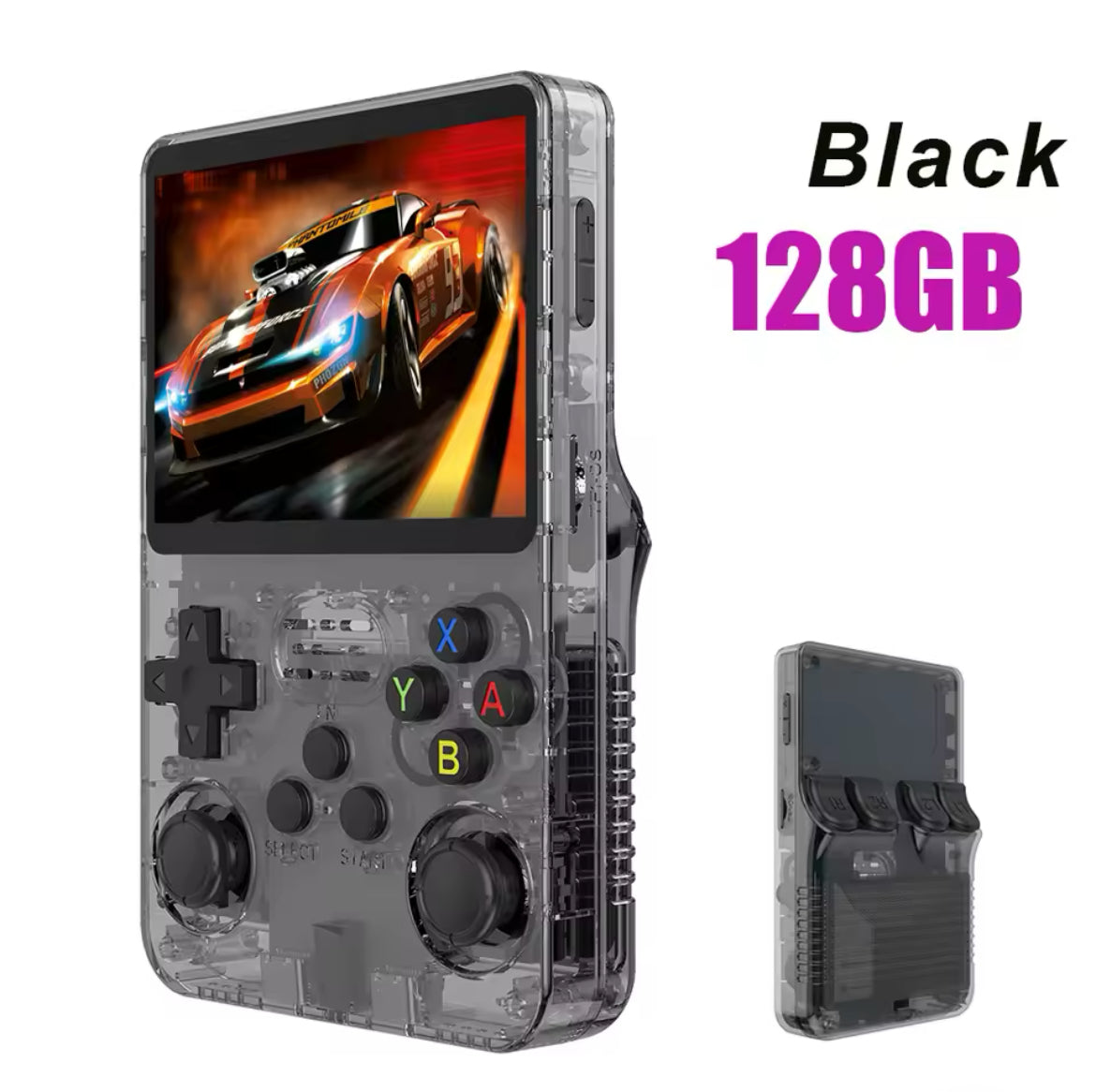 Black retro console (128GB)